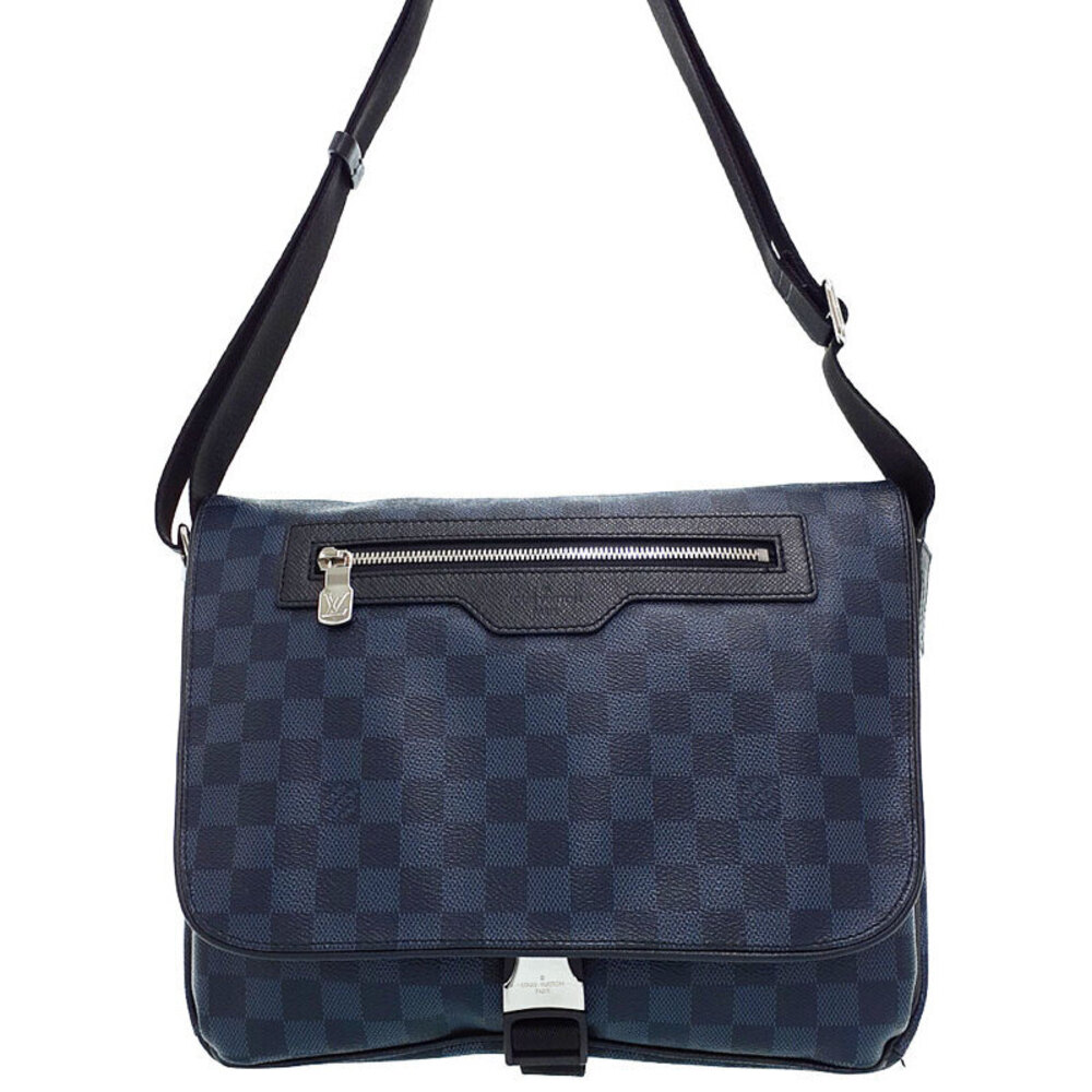 Louis Vuitton Damier Cobalt Blue Matchpoint Messenger Bag Shoulder